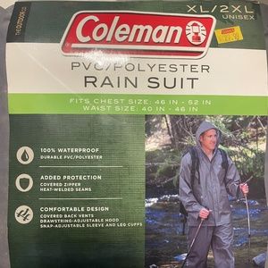 Coleman rain suit